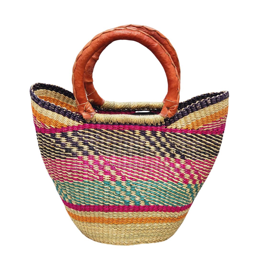 Bolga Small Shopping Basket