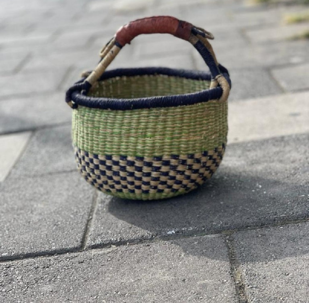 Round Bolga Basket - Small