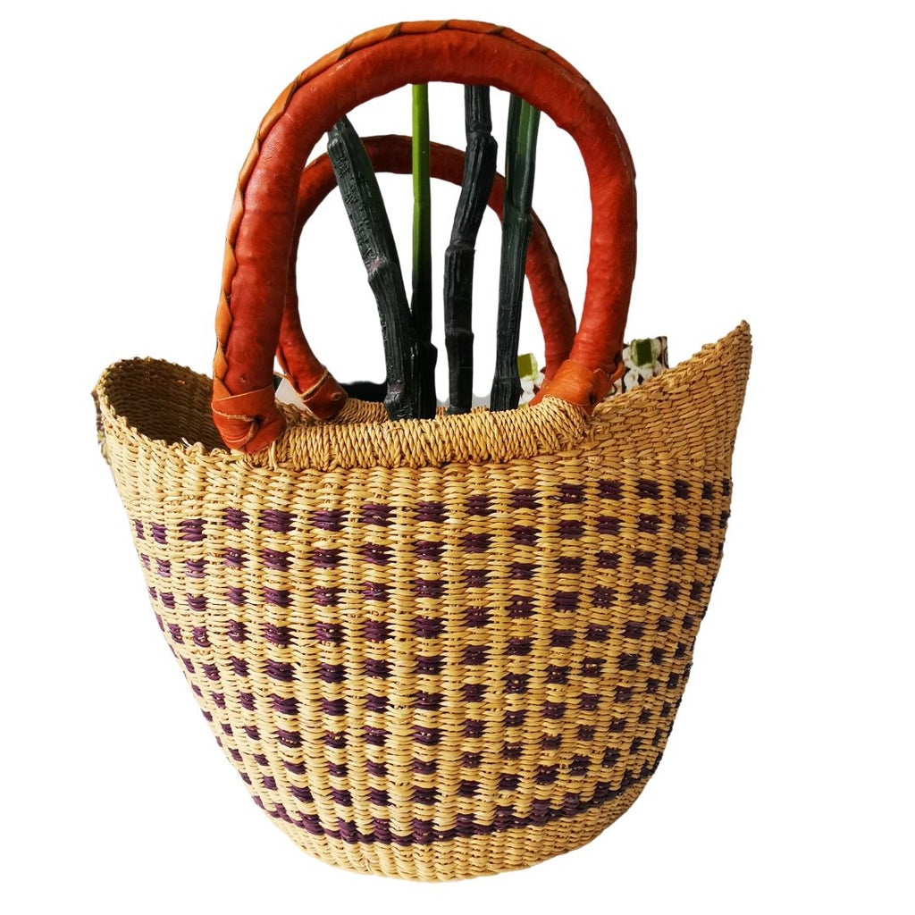 Bolga Small Shopping Basket