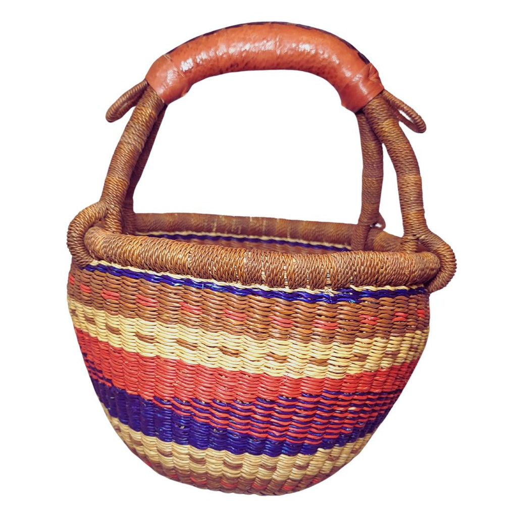 Round Bolga Basket - Small