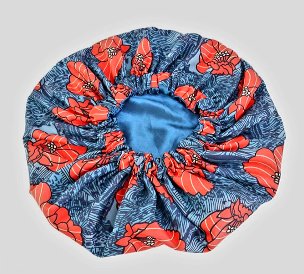 Stylish Satin Bonnet for Women – Silk Lined Sleep Cap, Hair Protection Night Bonnet for Natural Hair, Curly Hair, Braids & Wigs