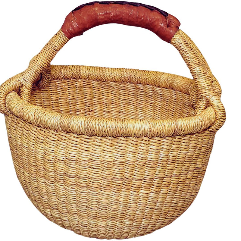 Round Bolga Basket - Small