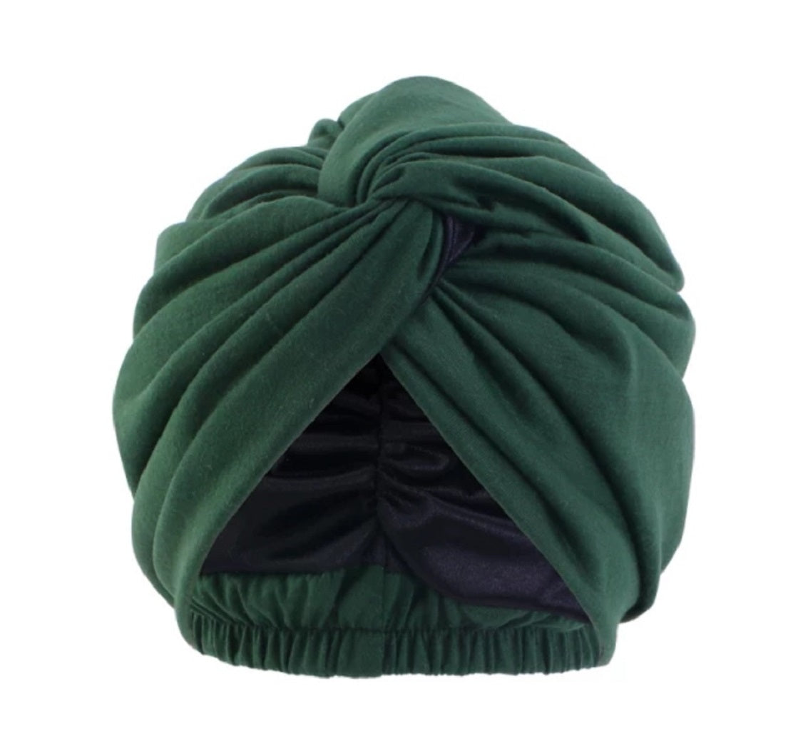 Satin Lined Headwrap | Chemo headwear | alopecia cap