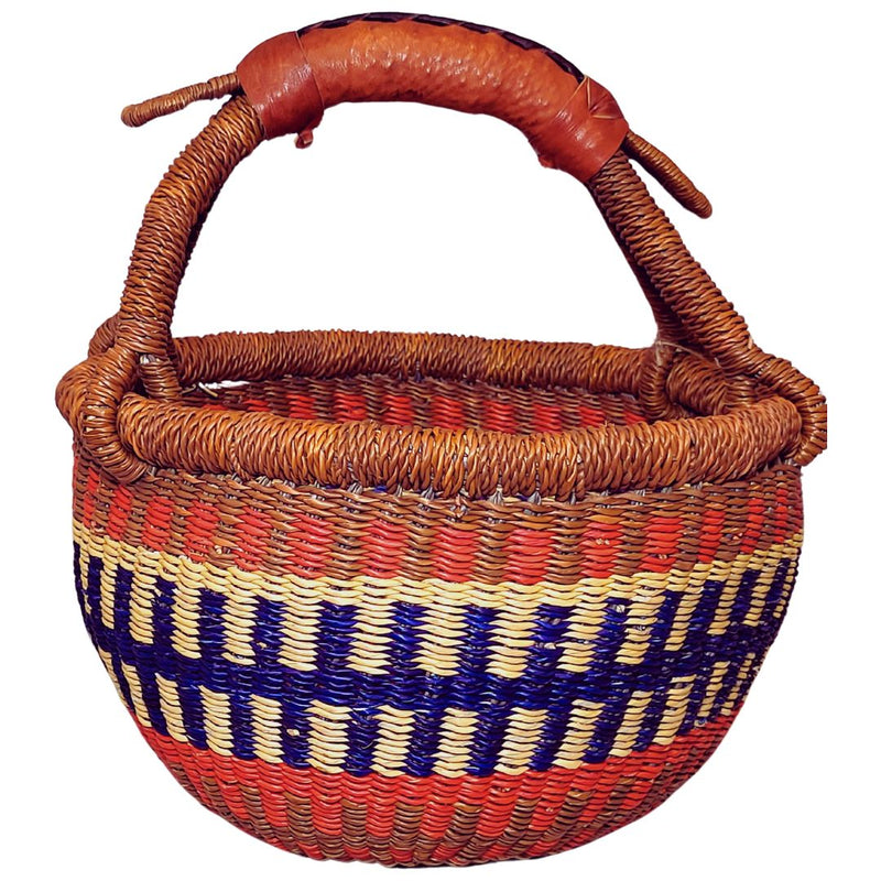 Round Bolga Basket - Small