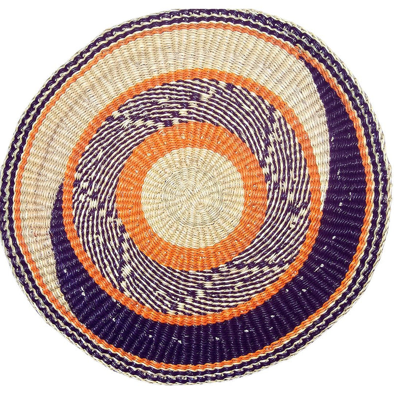 Orange & Black Woven Placemat