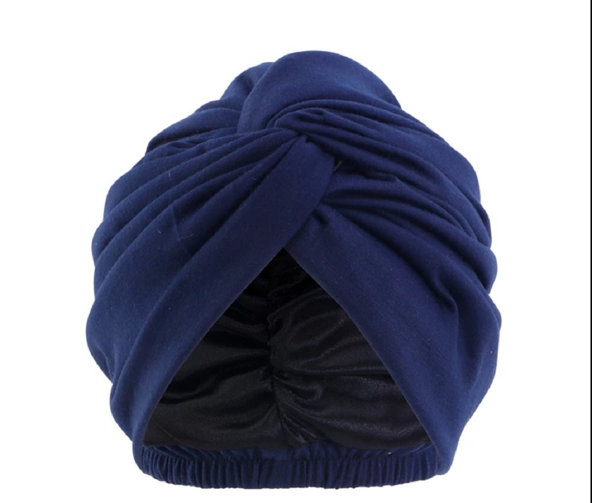 Satin Lined Headwrap | Chemo headwear | alopecia cap