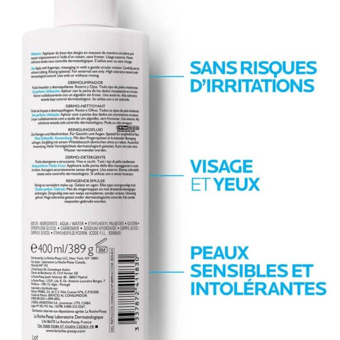 La Roche-Posay Toleriane Dermo- Cleanser Sensitive Skin 400ml
