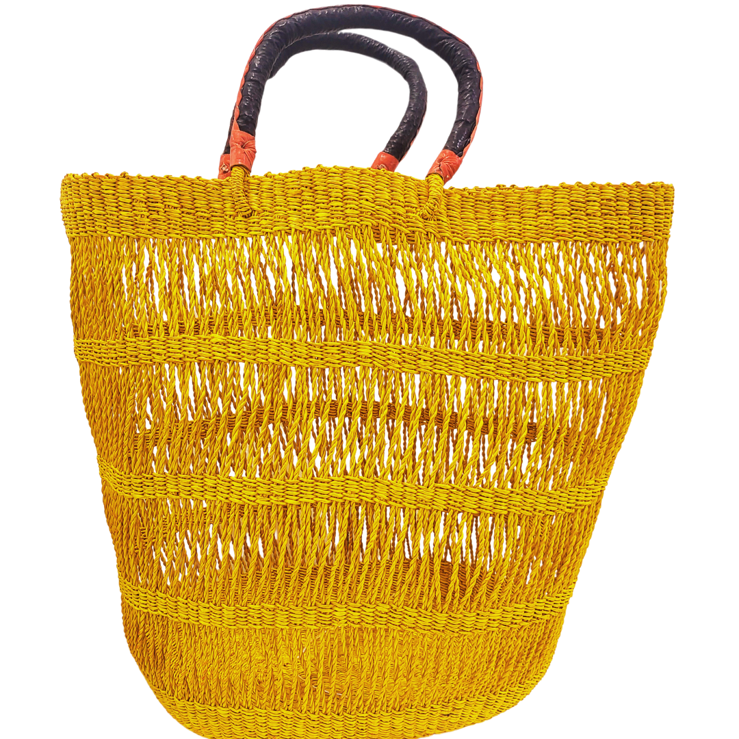 Vegan Open Weave Shopping Basket