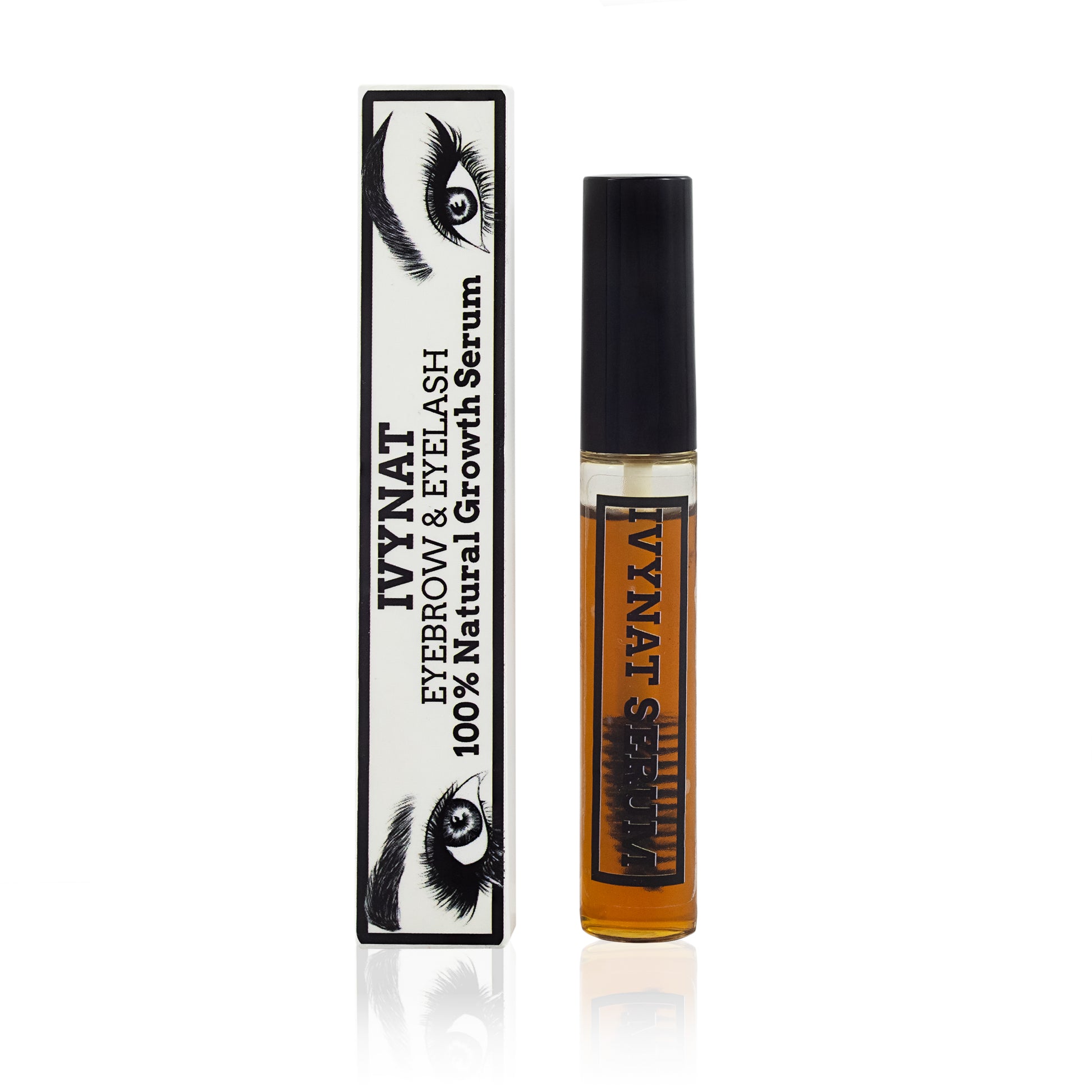 Ivy Nat Jamaican Black Castor Oil Eyelash & Eyebrow Growth Serum