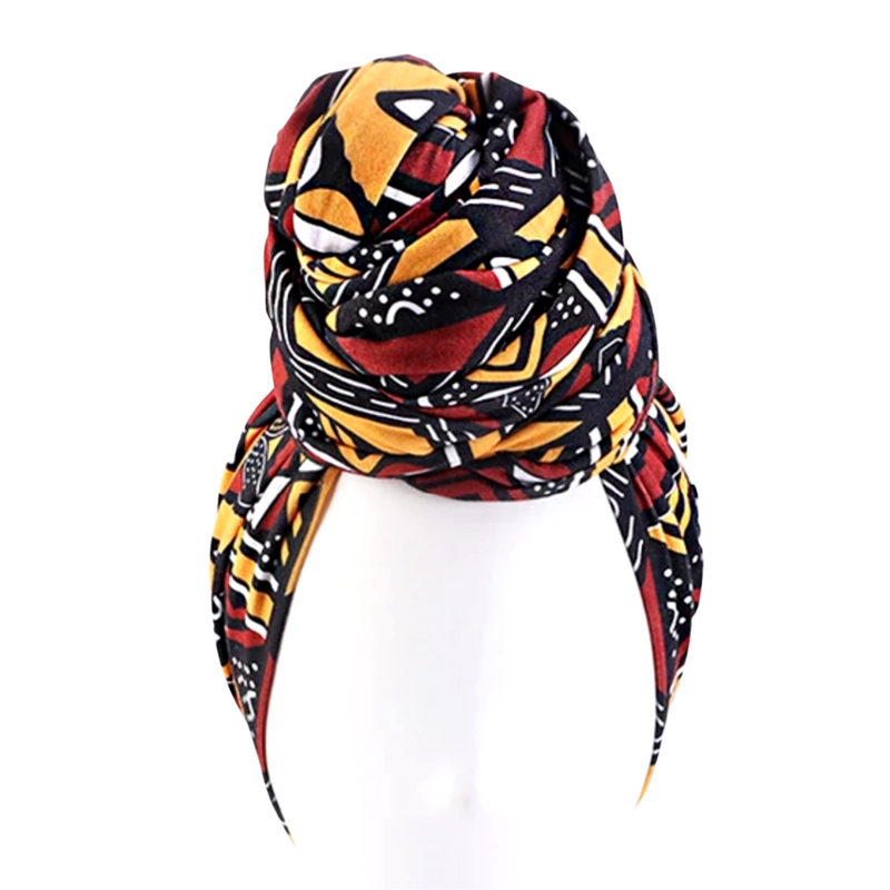 Stretchy Jersey African print Headwraps