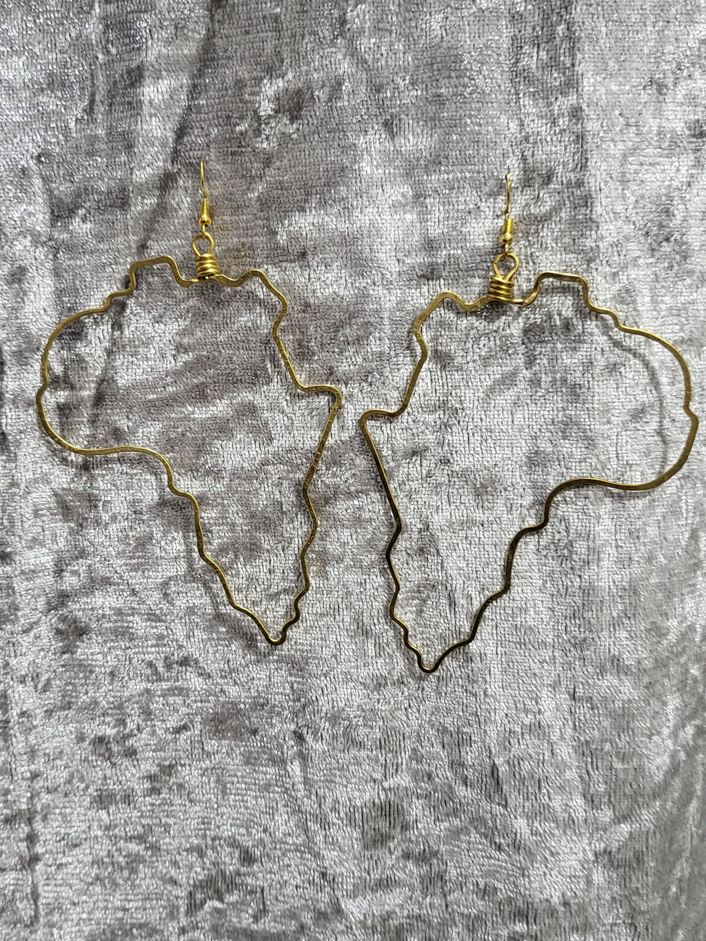 Africa Map Earring