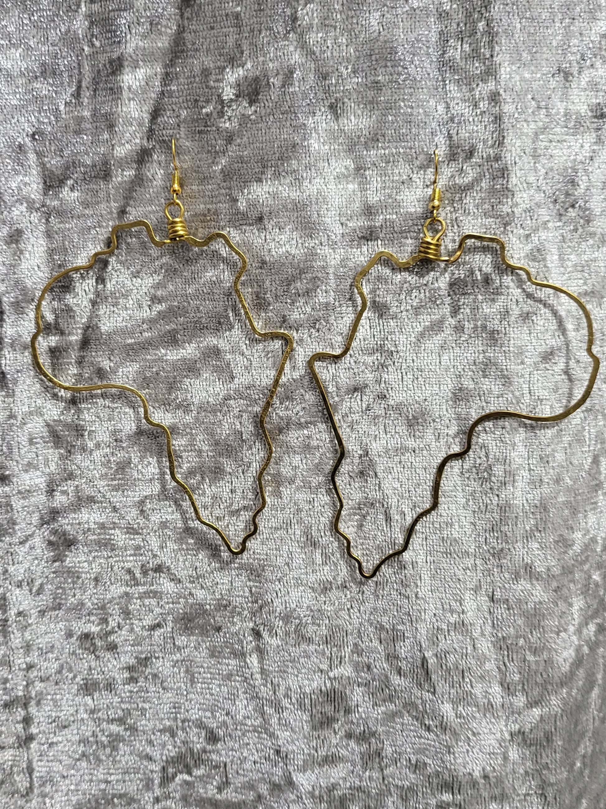 Africa Map Earring