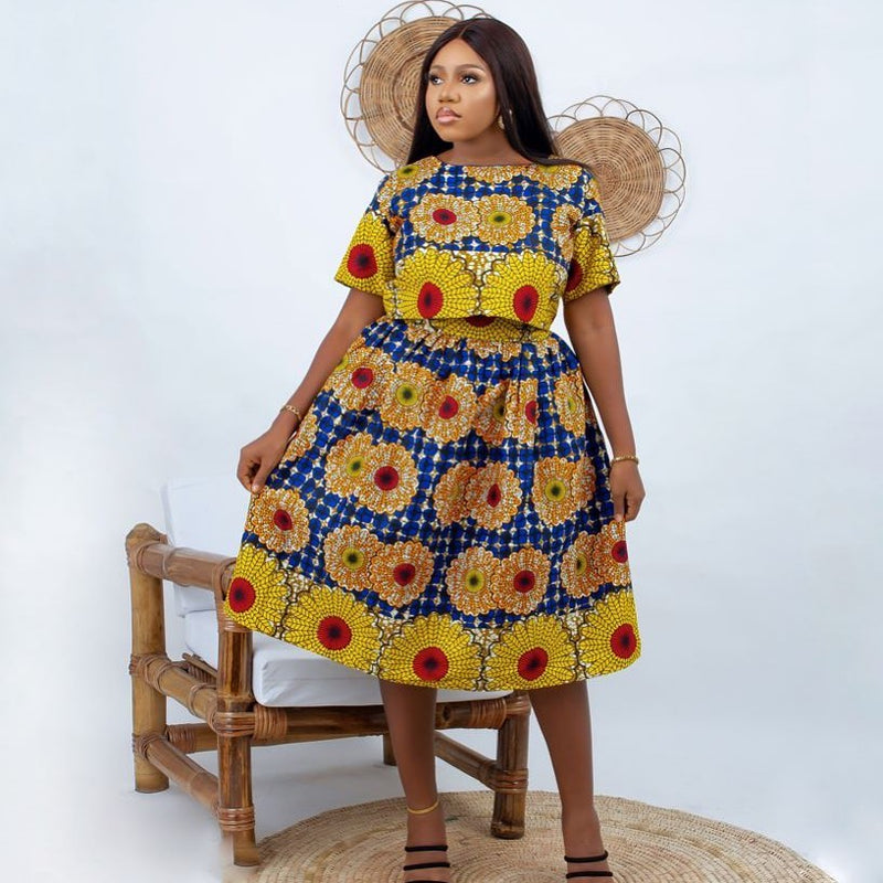 MORAYO MATCHNG TOP & SKIRT