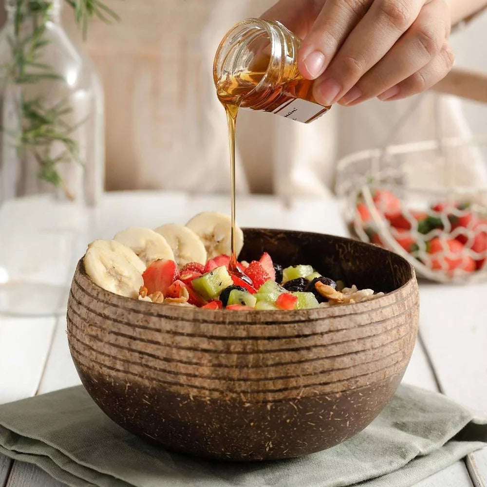 Jungle Culture Eco-friendly Coconut Bowl & Spoon Single Set