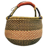 Round Bolga Basket - Medium