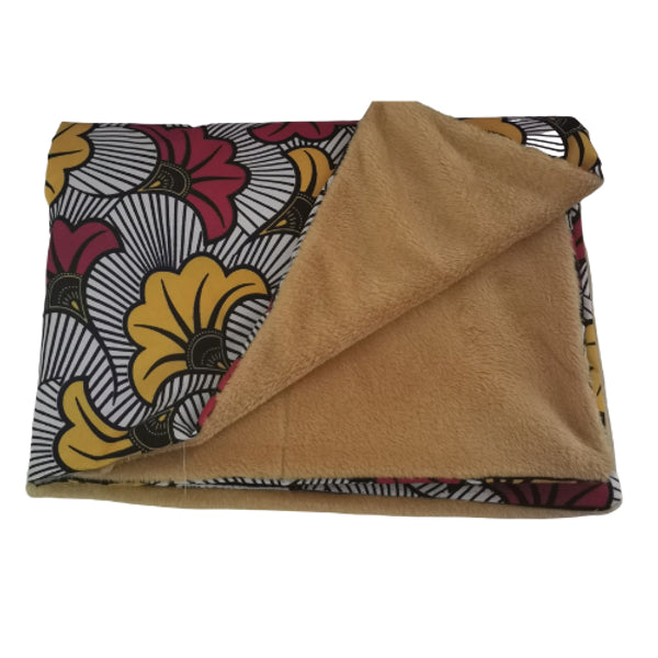 Mustard Hibiscus Blanket