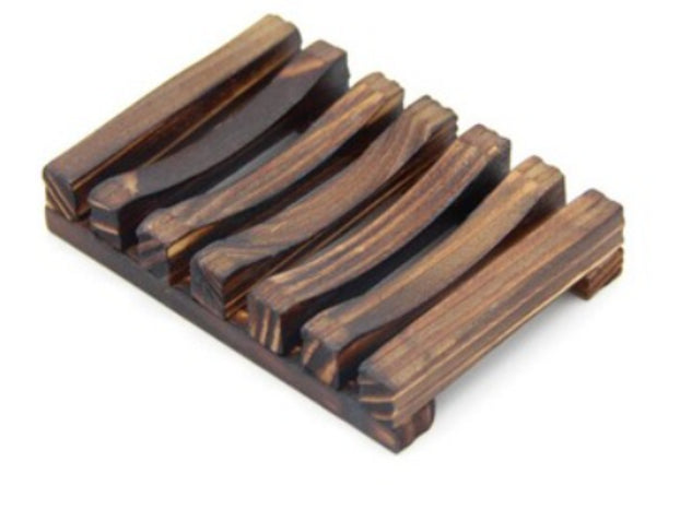 Natural Wood Soap Rack